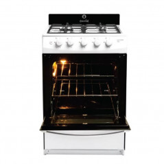 Cocina ESCORIAL MASTER STYLE Multigas 4 hornallas blanca outlet