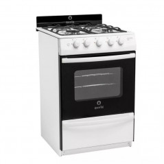 Cocina ESCORIAL MASTER STYLE Multigas 4 hornallas blanca outlet