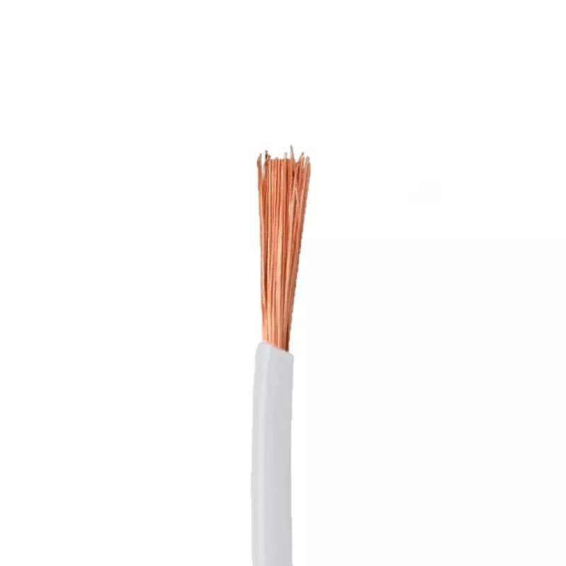 Cable unipolar COBRHIL 2,5mm2 blanco por metro IRAM 2183-NM247-3