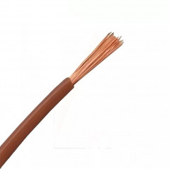 Cable unipolar KALOP 6mm2 marrón por metro IRAM 2183-NM247-3