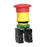 Pulsador de emergencia SCHNEIDER XB5 40mm 1NA+1NC rojo