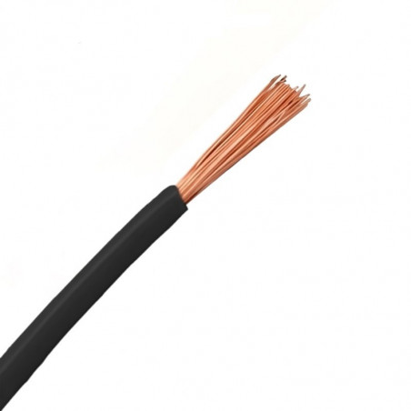 Cable unipolar ARGENPLAS 4mm2 negro por metro IRAM 2183-NM247-3