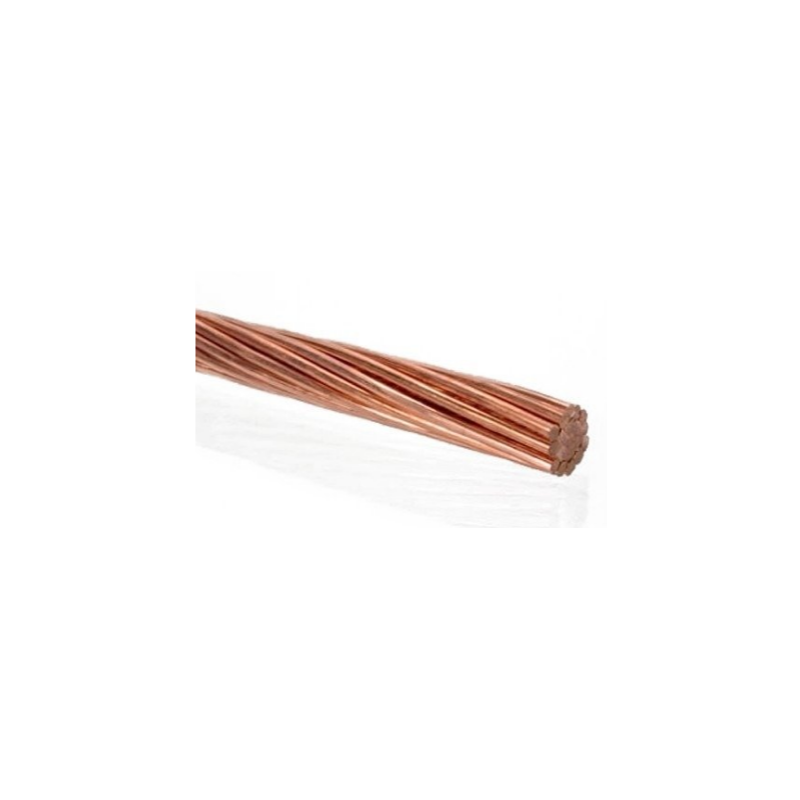 Cable de cobre desnudo  50 mm2 ( 7 hilos)
