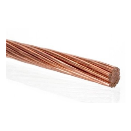 Cable de cobre desnudo  50 mm2 ( 7 hilos)