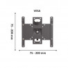 Soporte TV NAKAN SPL575E giratorio 10 a 43''