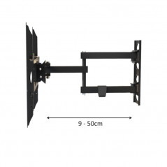 NAKAN-SOPORTE LCD 23/75'' SPL-378e EXTENSIBLE-GIRATORIO BASCULANTE 55KG