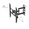 Soporte TV NAKAN SPL-375E giratorio 26 a 60''