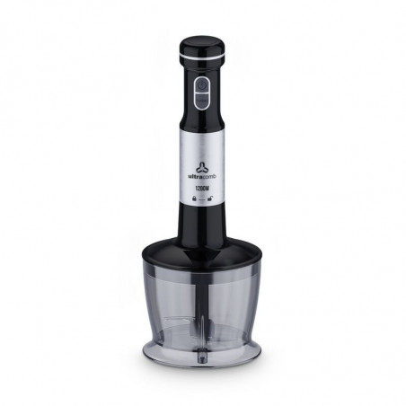 Licuadora de mano ULTRACOMB 1200W 800ml 2 velocidades negro