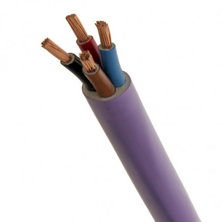 Cable subterráneo CEDAM cobre pvc 1,1kV 4x6mm2 por metro IRAM 2178