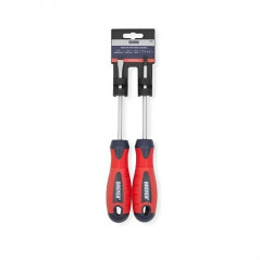 Kit 2 destornilladores BREMEN punta plana y phillips 5x100 mm