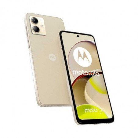 Celular MOTOROLA G14 4GB RAM 128GB beige con cargador