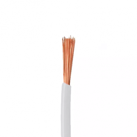 Cable unipolar ARGENPLAS 2,5mm2 blanco por metro IRAM 2183-NM247-3