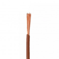 Cable unipolar COBRHIL 1,5mm2 marrón por metro IRAM 2183-NM247-3