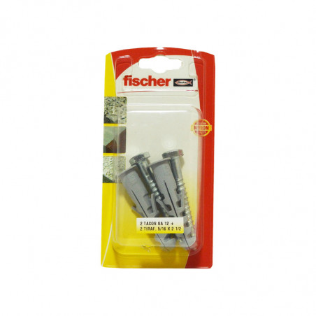 Kit FISCHER taco SA12 + tornillo tirafondo 5/16''