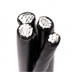 Cable preensamblado aluminio 3x95+50+25mm2 por metro