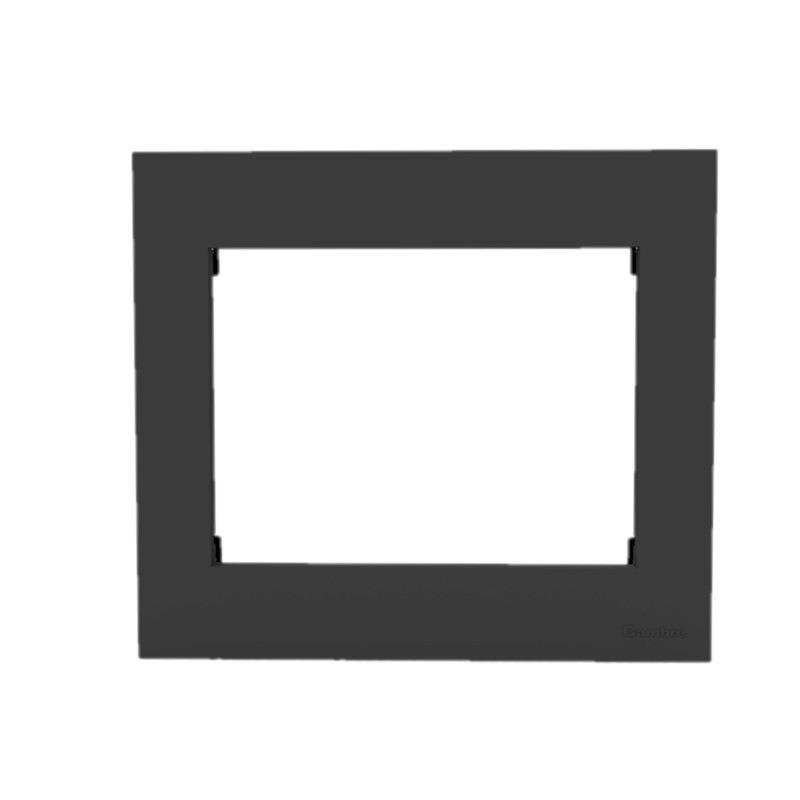 Tapa CAMBRE BAUHAUS 8 módulos con distanciador gris Tapa CAMBRE BAUHAUS 8 módulos con distanciador gris