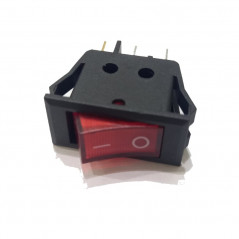 Tecla ZURICH rojo luminosa on/off 10A 4P