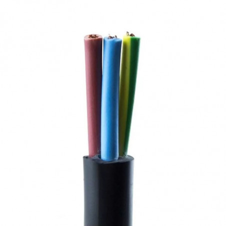 Cable vaina redonda 3x2,5mm2 por 25 metros IRAM NM 247-5