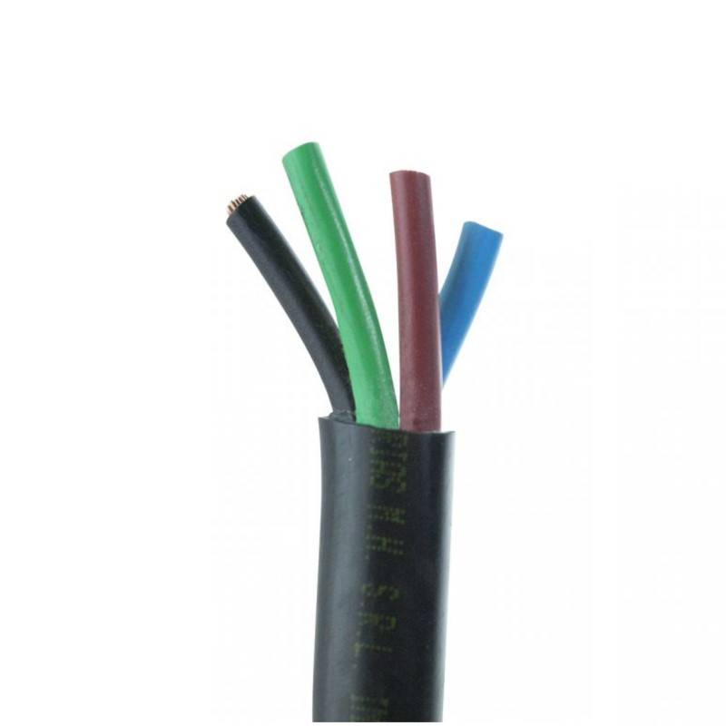 Cable vaina redonda 4x1,50mm2 por metro IRAM NM 247-5