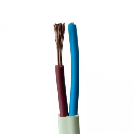 Cable vaina chata 2x1,5mm2 por metro IRAM NM 247-5