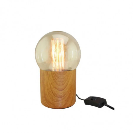 Lámpara de mesa 180º ILUMINACIÓN DELI para 1 luz E27 madera