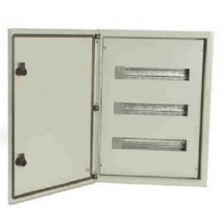 Gabinete GENROD metálico estanco para 18 a 24 termicas 45x60x10cm