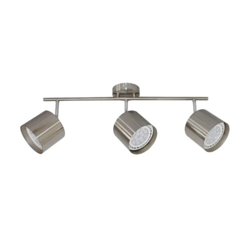 Aplique 180° ILUMINACIÓN ALBA III para 3 luces GU10 niquel Aplique 180° ILUMINACIÓN ALBA III para 3 luces GU10 niquel