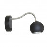 Aplique cabecera 180° ILUMINACIÓN VENUS para 1 luz GU10 con tecla encendido negro