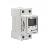 Medidor monofásico GRALF GF-60WHM-VA 2P riel din con amperaje y frecuencia