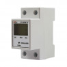 Medidor monofásico GRALF GF-60WHM-VA 2P riel din con amperaje y frecuencia