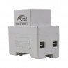 Medidor monofásico GRALF GF-60WHM-VA 2P riel din con amperaje y frecuencia