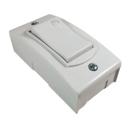 Llave exterior jeluz verona con 1 punto 10a blanco