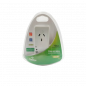 Tomacorriente CAMBRE IHAUS Smart móvil 10A 250V polarizado blanco