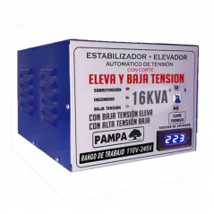 Elevador de tensión PAMPA automático 16KVA 140-245V outlet