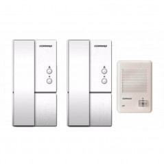 Portero COMMAX DP-RA101 unifamiliar exterior 2 telefonos intercomunicador 220vac outlet