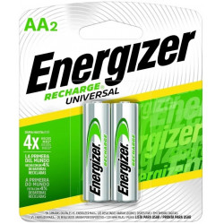 Pila AA ENERGIZER BP2 Recargable  Blister 2 Unidades