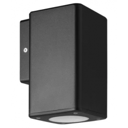 Aplique LEDVANCE SINGLE HOUSING led cuadrado 11w GU10 IP54 negro