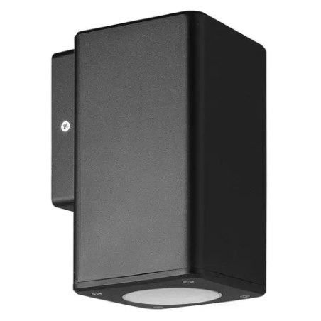 Aplique Led LEDVANCE SINGLE HOUSING Cuadrado 11w GU10 Negro IP54