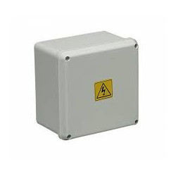 Caja de paso SISTELECTRIC pvc ip65 exterior blanca 210x210x110
