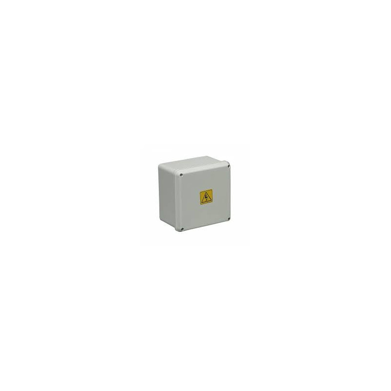 Caja de paso SISTELECTRIC pvc IP65 exterior blanca 21x21x11cm
