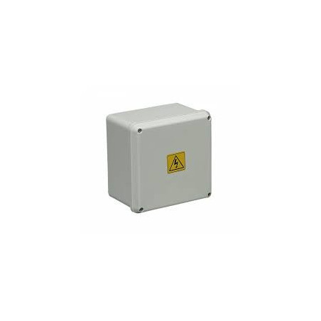 Caja de paso SISTELECTRIC pvc IP65 exterior blanca 21x21x11cm
