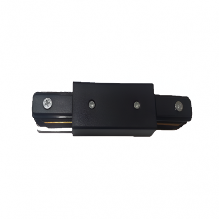 Conector lineal LUCCIOLA TRACK II para riel 1 efecto negro