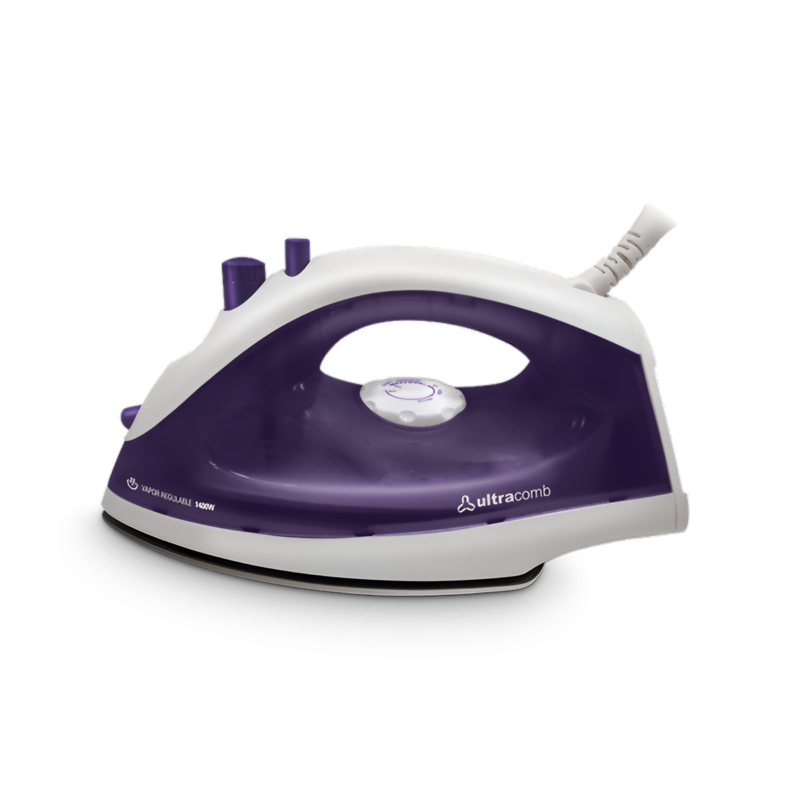 Plancha a vapor ULTRACOMB PL-4170 1400W suela cerámica Plancha a vapor ULTRACOMB PL-4170 1400W suela cerámica