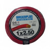 Cable unipolar ARGENPLAS 2,5mm2 bobina rojo CLASE 4 IRAM 2183 Cable unipolar ARGENPLAS 2,5mm2 bobina rojo CLASE 4 IRAM 2183