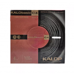 Cable unipolar KALOP 4mm2 negro IRAM 2183- NM247-3