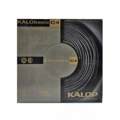 Cable unipolar KALOP 6,0mm2 rollo negro CLASE 4 IRAM 2183