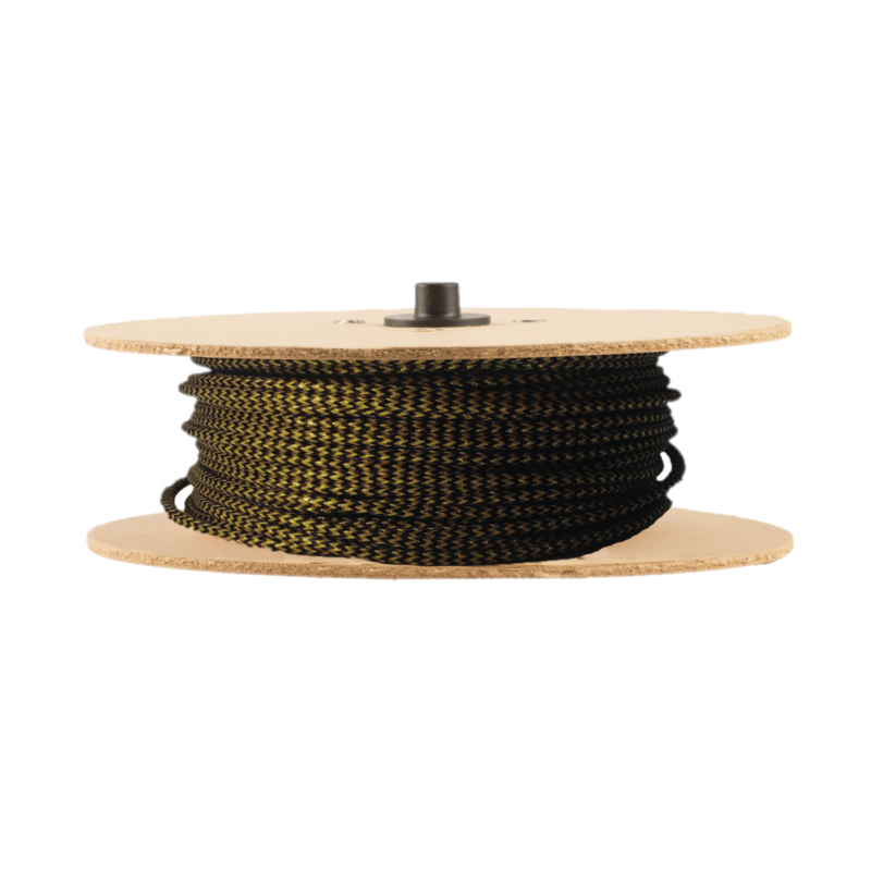 Cable textil MACROLED 2x0.5mm 300v negro con dorado zig zag por metro Cable textil MACROLED 2x0.5mm 300v negro con dorado zig zag por metro