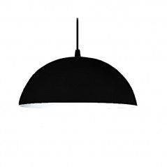 Colgante SAN JUSTO BARADERO chapa para 1 luz E27 negro