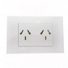 Conjunto armado CAMBRE S.XXI tomacorriente doble combinado polarizado 10A blanco