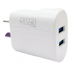 Cargador PRO21 LITE USB-C 3.1A blanco con cable